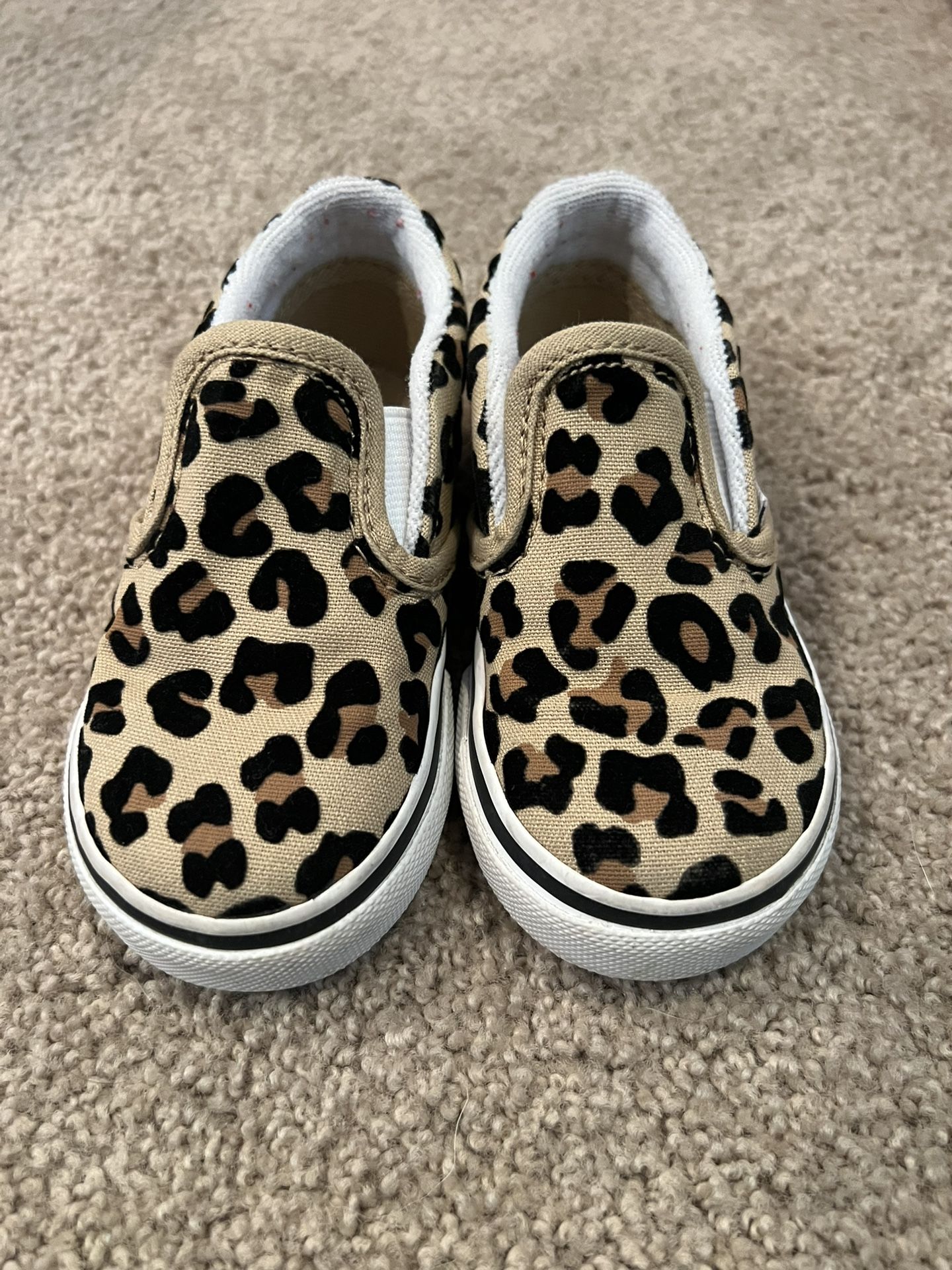 Toddler Leopard Print Vans Size 6