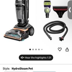 🧼 BISSELL Revolution HydroSteam Pet Carpet Cleaner – BRAND NEW