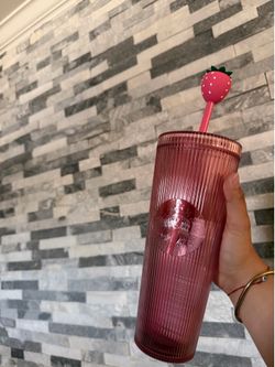 New Starbucks strawberry cup