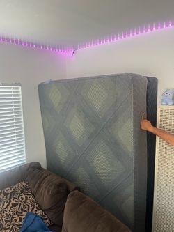 Queen with box spring