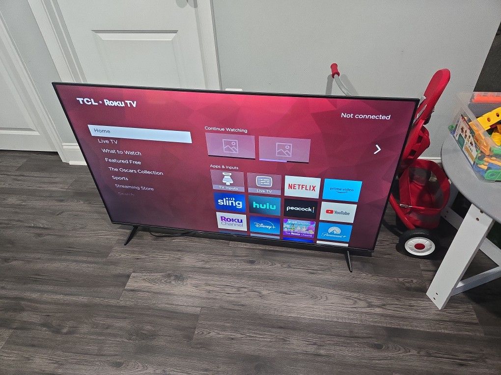 50 In Tcl TV.  No Remote  