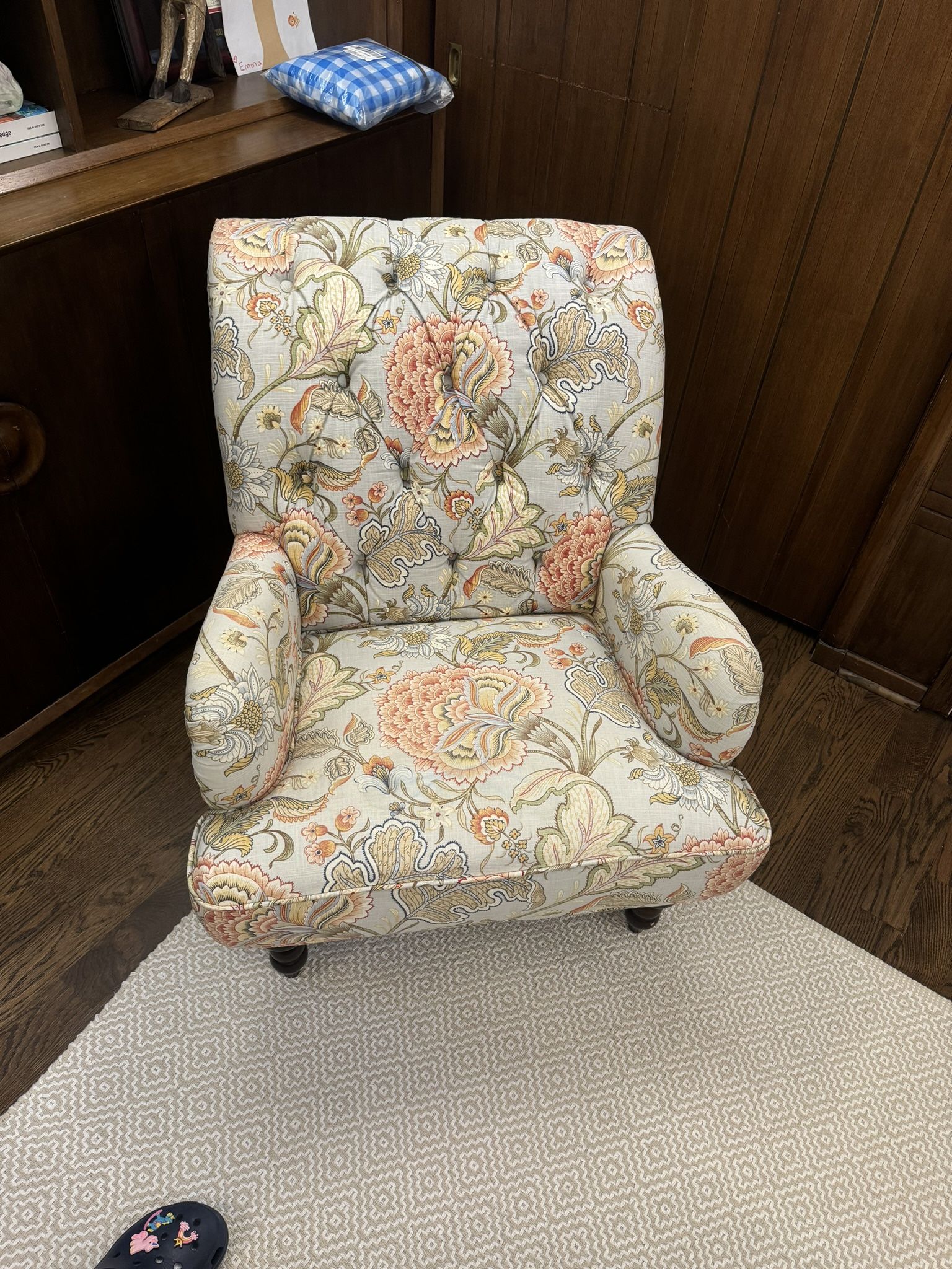 Pier 1 Paisley Upholstered Accent Chair