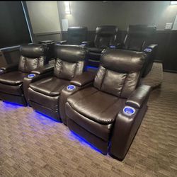 Power Reclining Theater Chairs