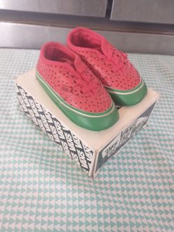 Vans Watermelon Baby Shoes - size 3c