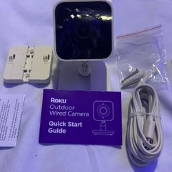 Roku Indoor Wired Security Camera - Not Used Open