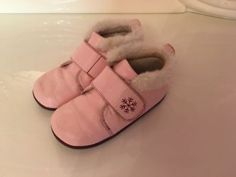 Soft real leather girls boots 20/24 month 2T