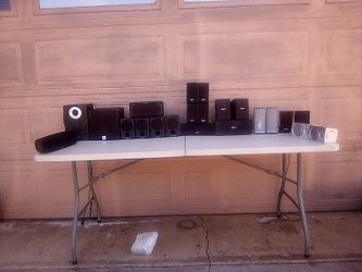 Mixed Lot of Home Theater Speakers