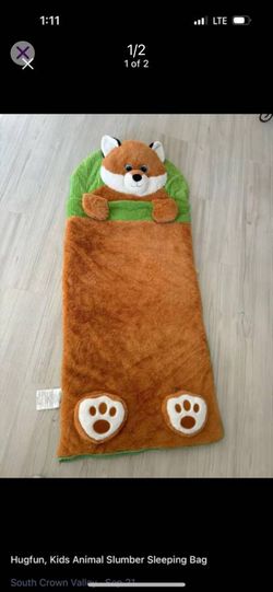 Hugfun Kids Animal Slumber Sleeping Bag