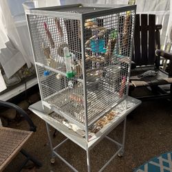 Bird Cage - Medium Parrot Bird Cage 