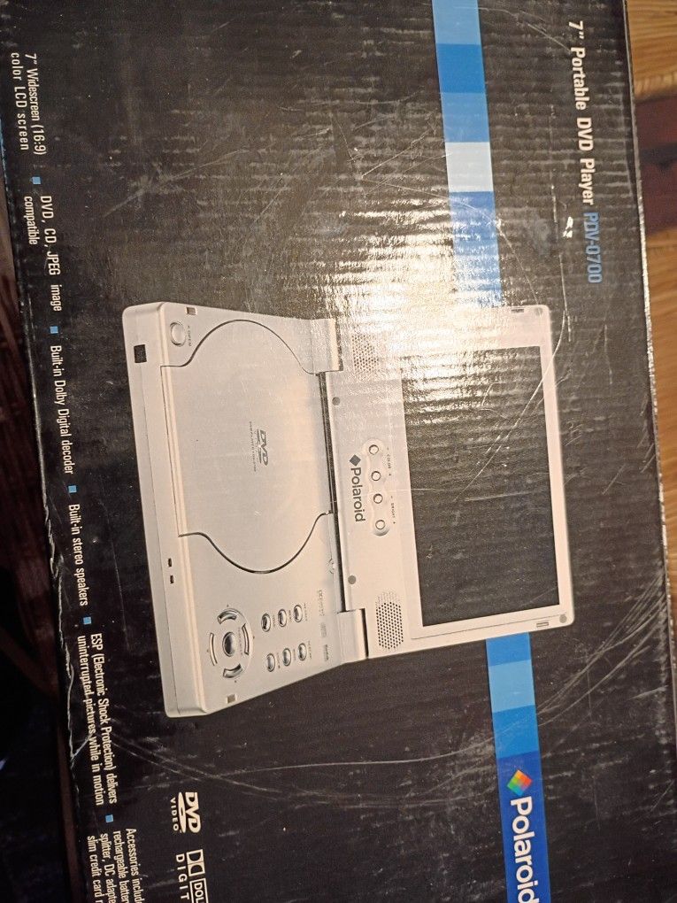 7 Inch Polaroid Portable Dvd Player