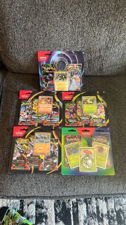 Phantasmal Flames Mega Evolution, Chaos Rising, Perfect Order and Pitch Black Blister Packs