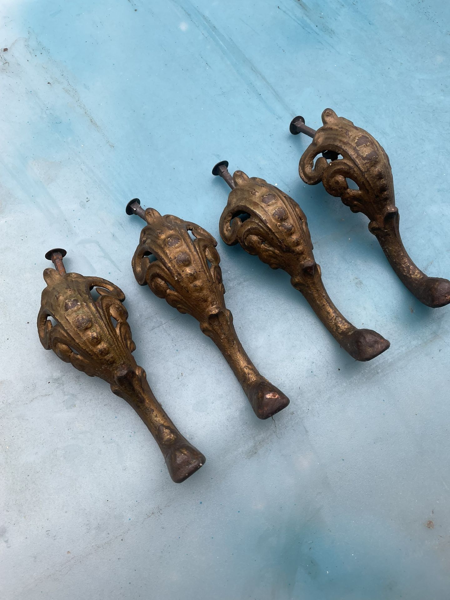 Vintage Cast Iron Legs