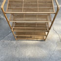 Bamboo Shoe Rack