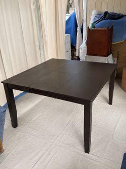 Dark Wood Dining Room Table