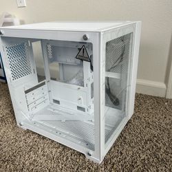 Mini ITX Tower White PC Case 