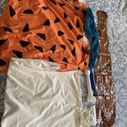 Fred Flintstone And Wilma Halloween Costume 