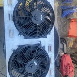 Dual Cooling Electric Fans For 2013  Generation Chevy Silverado Ready To Mount