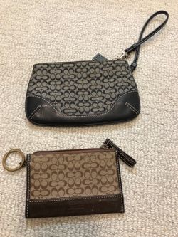 Coach wristlet and coin wallet authentic