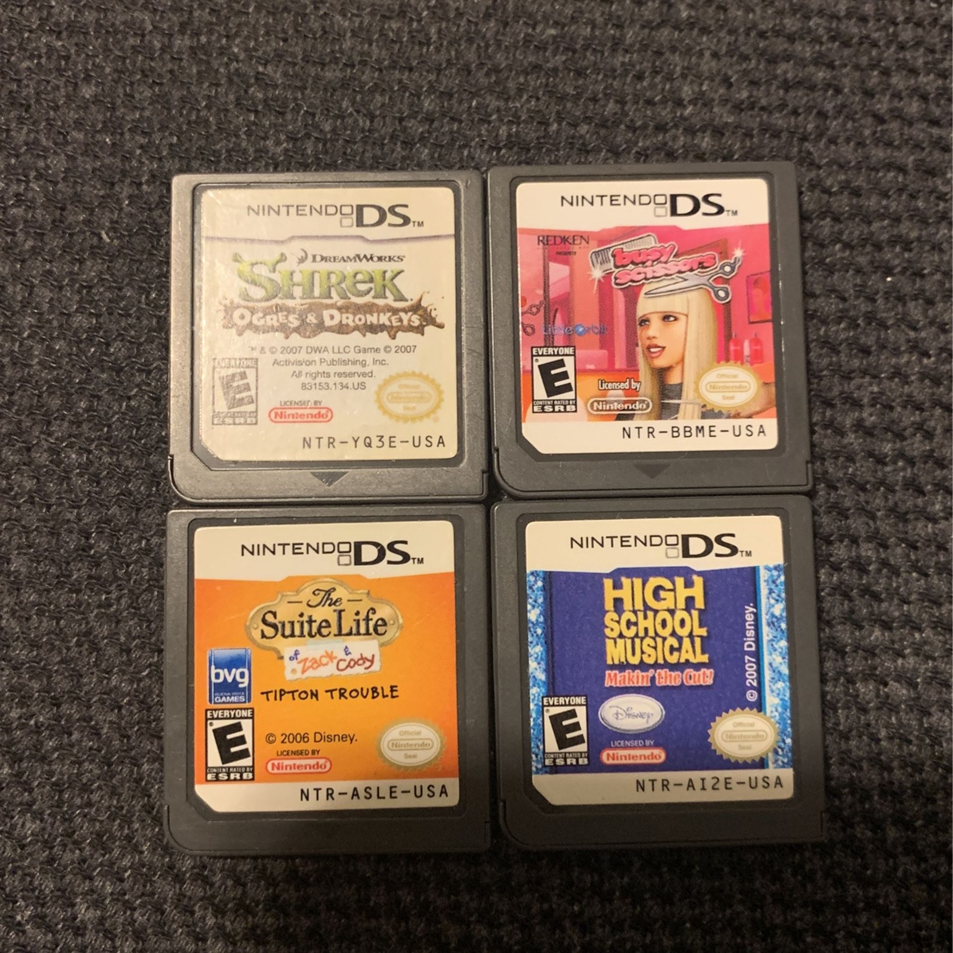 Nintendo DS LOOSE CARTRIDGE GAMES LOT TESTED 