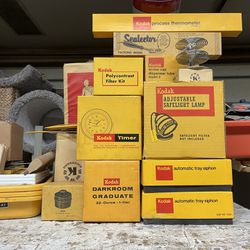 Older Kodak Parts And Camera Equipment 