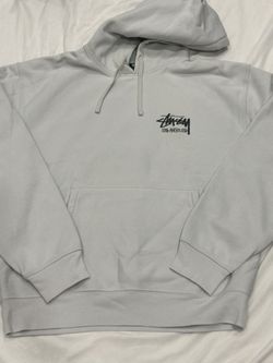 Grey Stussy Authentic Hoodie
