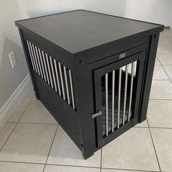 ecoplex Wood Dog Crate Furniture, with  cushion size L30/H25/W21