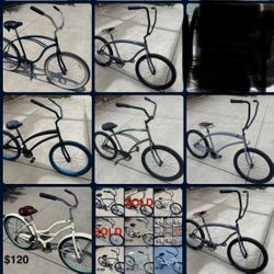 Multiple Beach Cruisers