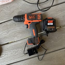 Black + Decker Cordless Drill