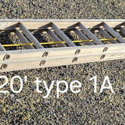 20' Green Bull aluminum ladder-type 1A(300#)