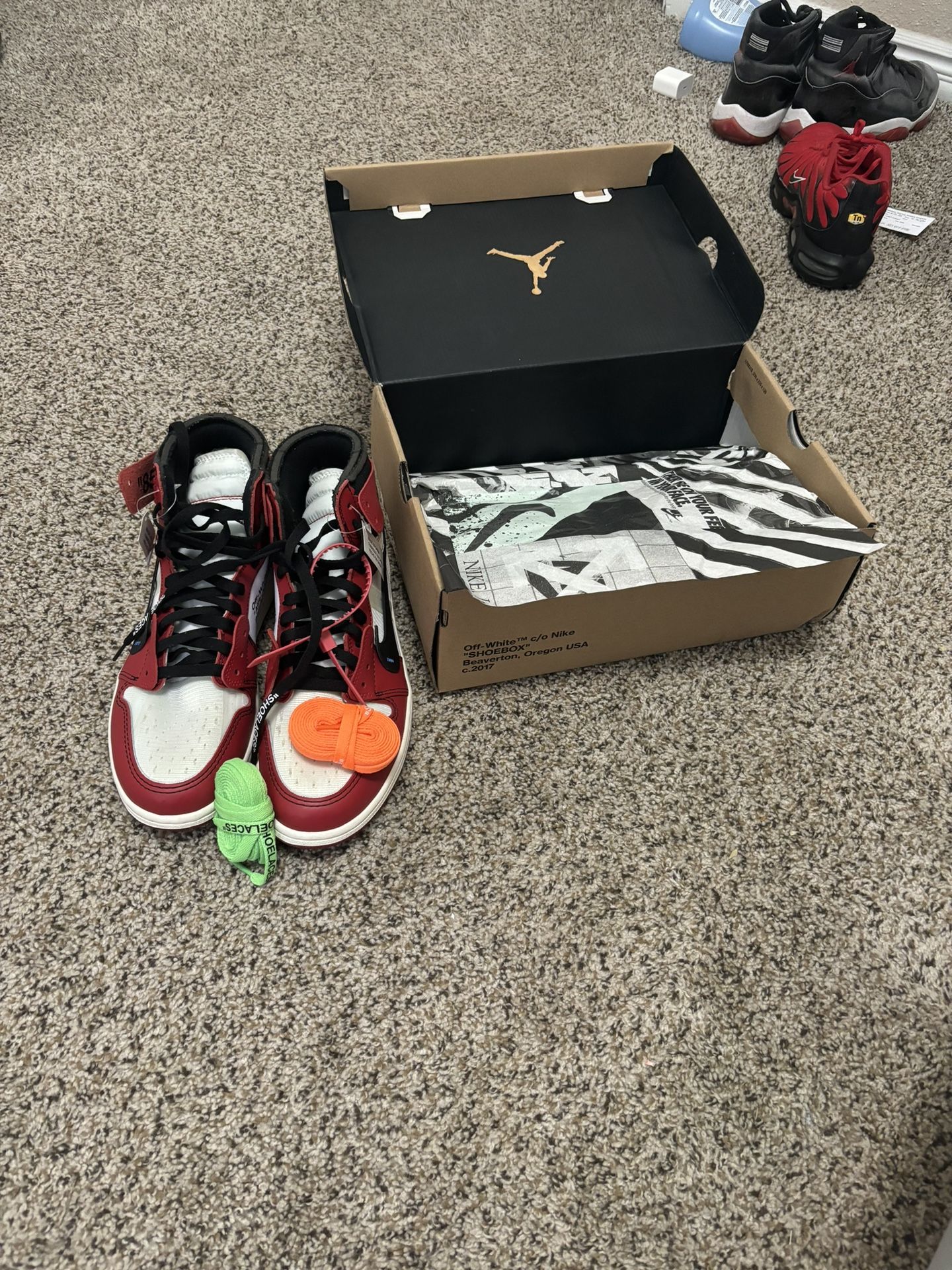 Chicago Off White 1’s (Jordan’s)