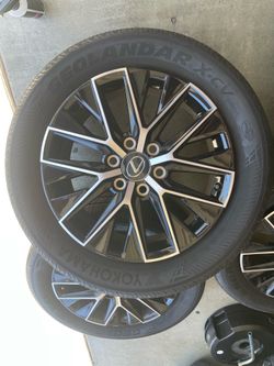 Lexus 20" Rims and Tires (2025 Model)  GX550