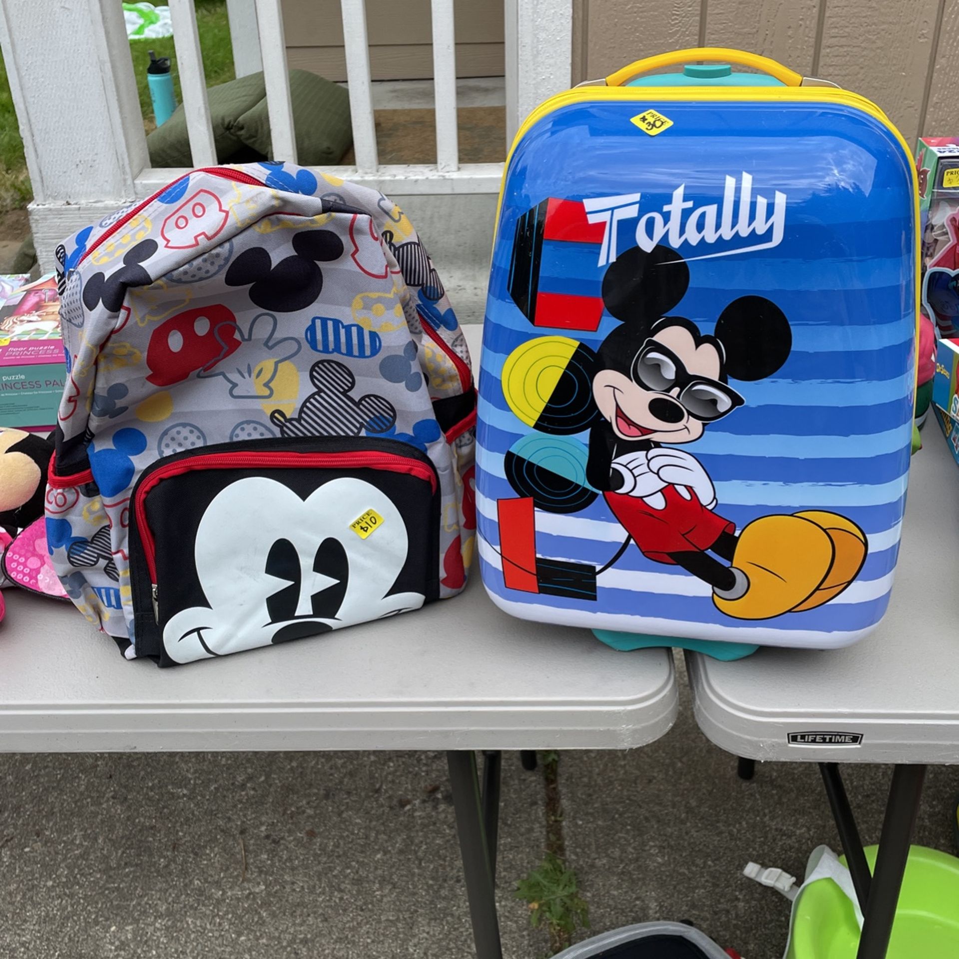 Suitcase And Backpack For Your Small Traveler