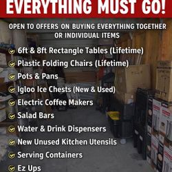 🔥 STORAGE UNIT SALE – COMMERCIAL KITCHEN & CATERING EQUIPMENT 🔥