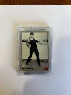 Jack Dempsey Boxing Card