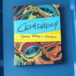 Textbook (Criminology: Theories, Patterns And Typologies)