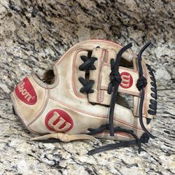 Wilson A2000 DP15 11.50" Infield Glove Red/Tan