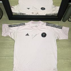 Rare Inter Miami CF Store Jersey Signed By David Beckham