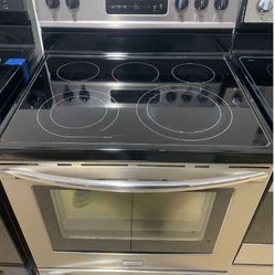 Frigidaire glasstop stainless steel stove