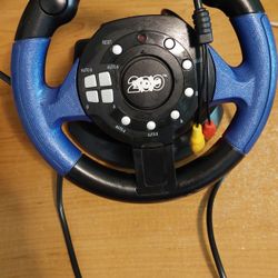 200 Toy Inc. Steering Wheel TV Game