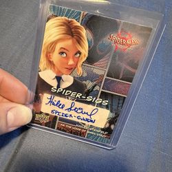 UPPERDECK spider-sigs Gwen stacy 