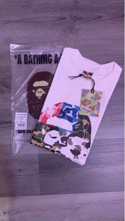 A Bathing Ape BAPE Graphic T-Shirt White
