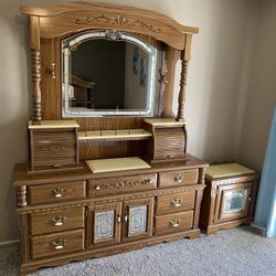 Bed Frame & Dresser 