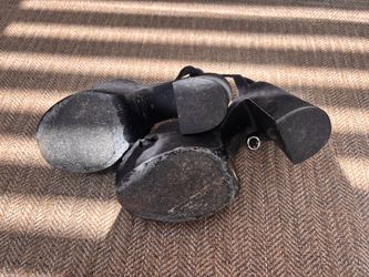 Marc Jacobs Black Cross Platform Heels Size 6