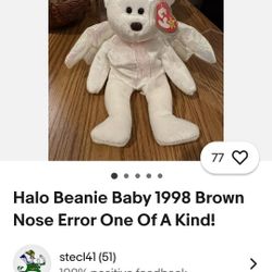 Rare TY angel bear