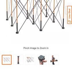 48 in. x 48 in. x 36 in Tall Steel Centipede Work Support
