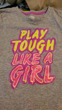 Long sleeved girls gray t-shirt