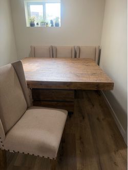 Large Square Dining Set