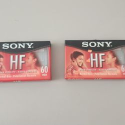 SONY High Fidelity (HF) 60 Minute Cassette 
