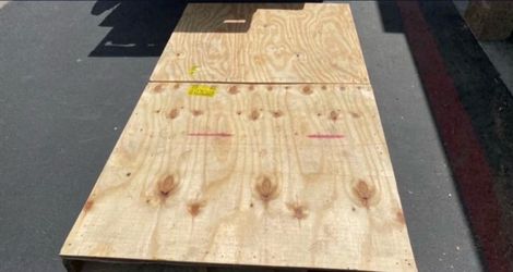Heavy duty wood pallets with plywood pallets 45x48