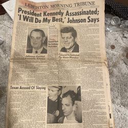 JFK Newspaper 